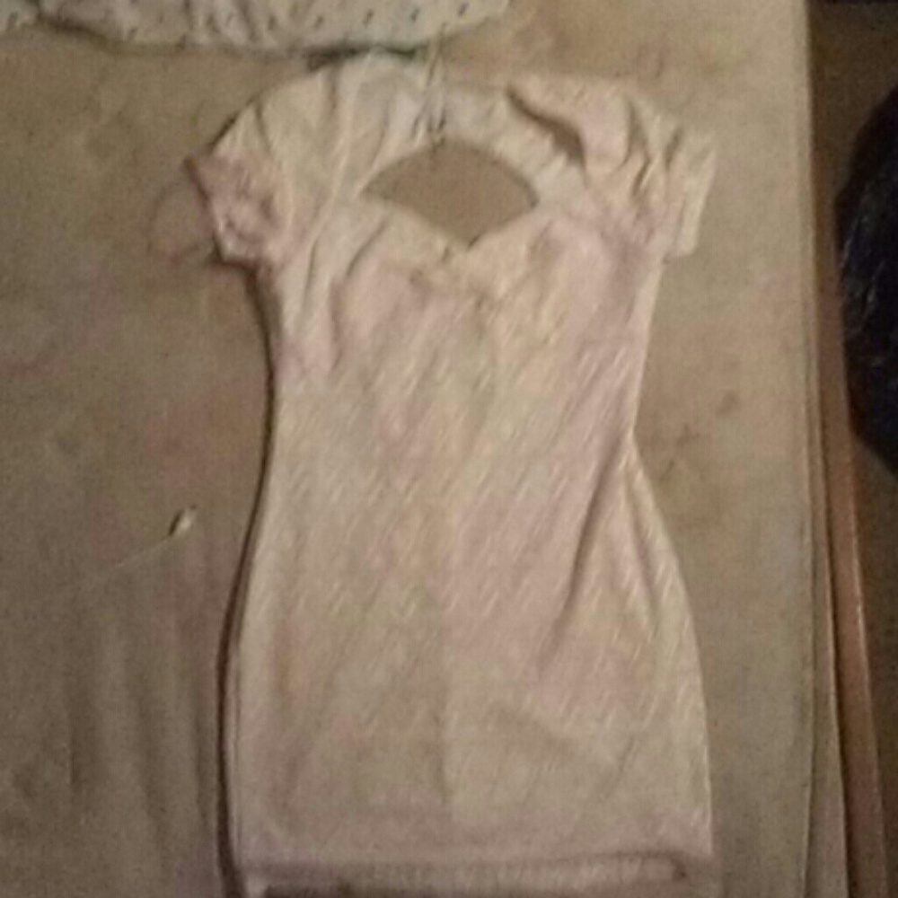 white mini dress